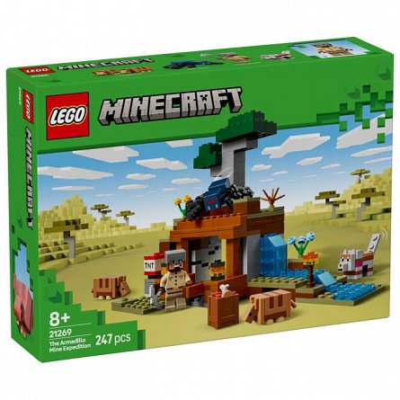 LEGO Minecraft - Expeditia de minerit cu Tatu 21269