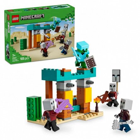 LEGO Minecraft - Patrula Illager in desert 21267
