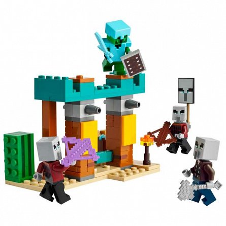 LEGO Minecraft - Patrula Illager in desert 21267