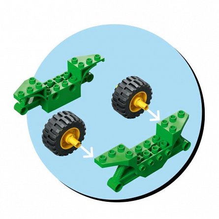 LEGO DUPLO - Spin si Electro in dino-vehicule 11198