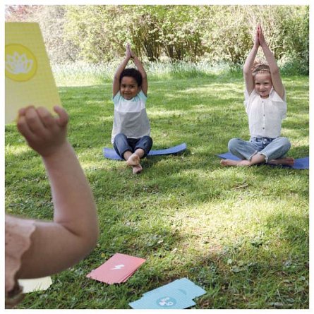 Set creativ Yoga cu animale, 3 ani, SES