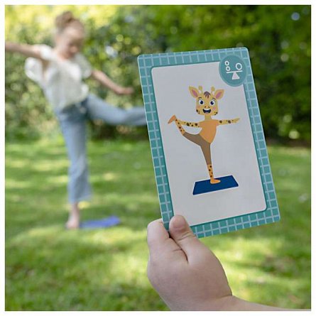 Set creativ Yoga cu animale, 3 ani, SES