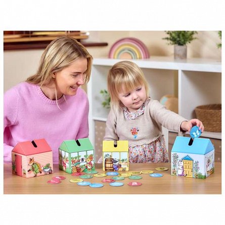 Joc educativ de Asociere si Potrivire a culorilor Peter Rabbit, 2 ani, Orchard Toys