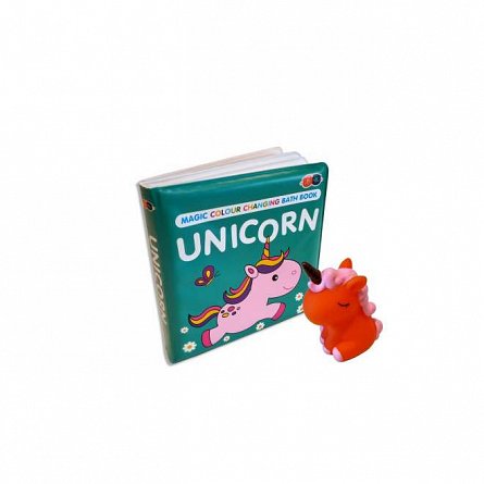 Set educativ carte si jucarie termosensibila, unicorn, 10 luni, Buddy and Barney