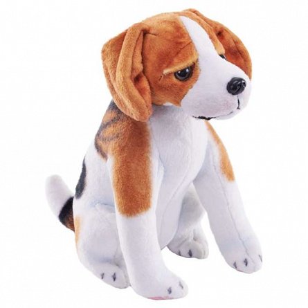 Plus interactiv Wild Republic, 14 cm, catel beagle cu sunet