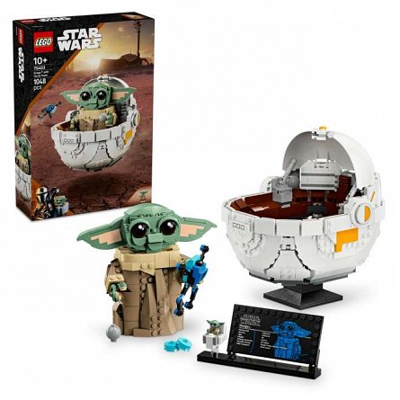 LEGO Star Wars - Grogu cu landoul planor 75403