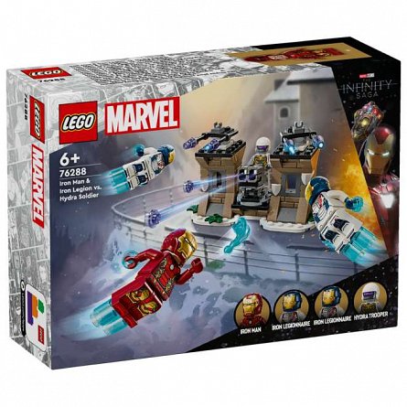 LEGO Marvel Super Heroes - Iron Man si Legiunea de Fier vs. Soldat Hydra 76288
