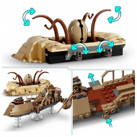 LEGO Star Wars - Schif de desert si Groapa lui Sarlacc 75396