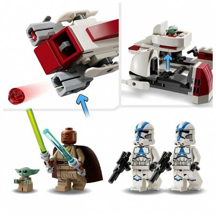 LEGO Star Wars - Evadare pe BARC Speeder 75378