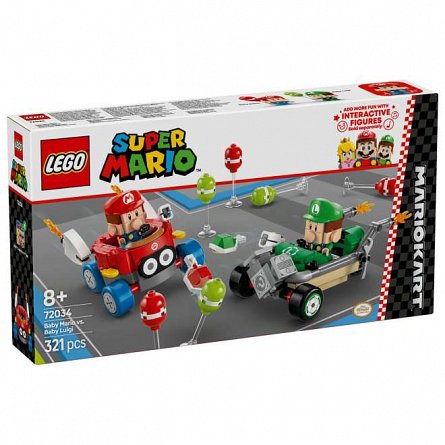 LEGO Super Mario - Mario Kart, Baby Mario si Baby Luigi 72034