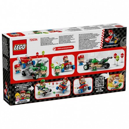 LEGO Super Mario - Mario Kart, Baby Mario si Baby Luigi 72034