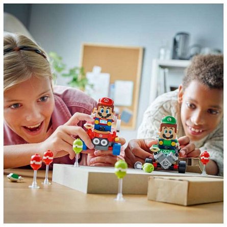 LEGO Super Mario - Mario Kart, Baby Mario si Baby Luigi 72034