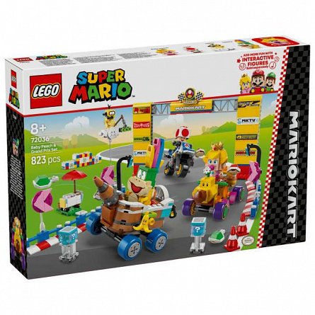 LEGO Super Mario - Mario Kart, Set Baby Peach si Grand Prix 72036