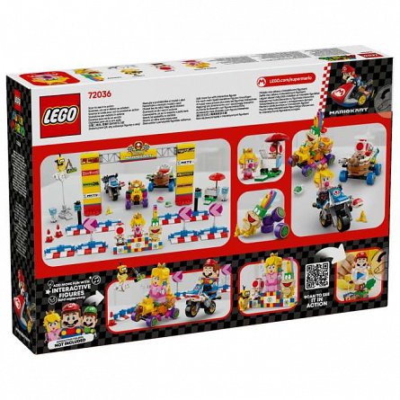 LEGO Super Mario - Mario Kart, Set Baby Peach si Grand Prix 72036