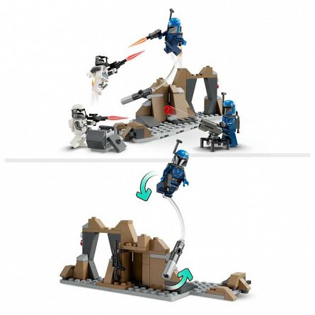 LEGO Star Wars - Pachet de lupta Ambuscada pe Mandalore 75373