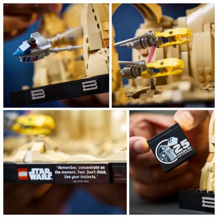 LEGO Star Wars - Diorama Cursa din Mos Espa 75380