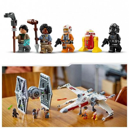 LEGO Star Wars - Hibrid TIE Fighter si X-Wing 75393