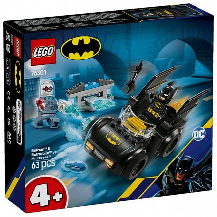 LEGO DC Super Heroes - Batman si Batmobile vs. Mr. Freeze 76301