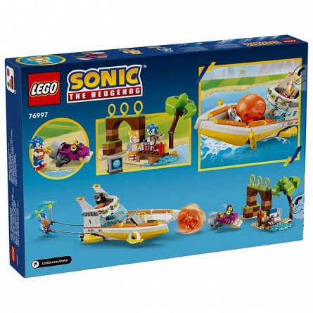 LEGO Sonic the Hedgehog - Barca de aventuri a lui Tails 76997