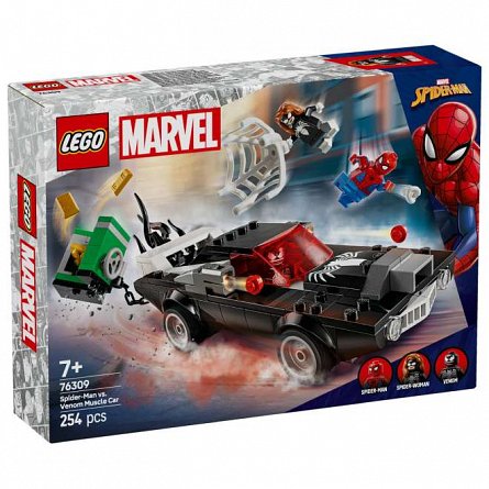 LEGO Marvel Super Heroes - Omul Paianjen vs. Masina fortoasa a lui Venom 76309