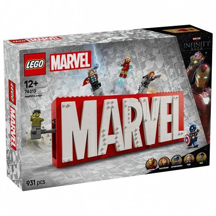 LEGO Marvel Super Heroes - Sigla si minifigurine Marvel 76313