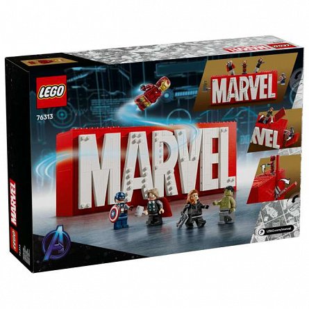 LEGO Marvel Super Heroes - Sigla si minifigurine Marvel 76313