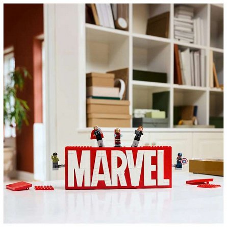 LEGO Marvel Super Heroes - Sigla si minifigurine Marvel 76313