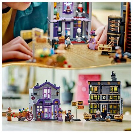 LEGO Harry Potter - Ollivander si magazinul de haine al lui Madam Malkin 76439