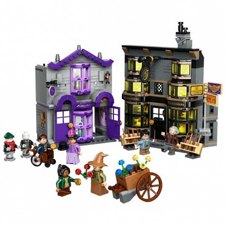 LEGO Harry Potter - Ollivander si magazinul de haine al lui Madam Malkin 76439