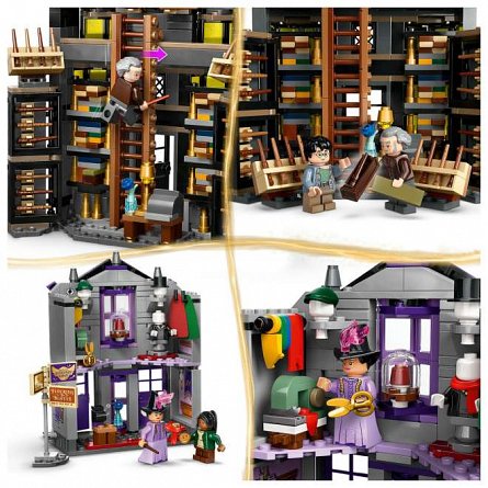 LEGO Harry Potter - Ollivander si magazinul de haine al lui Madam Malkin 76439