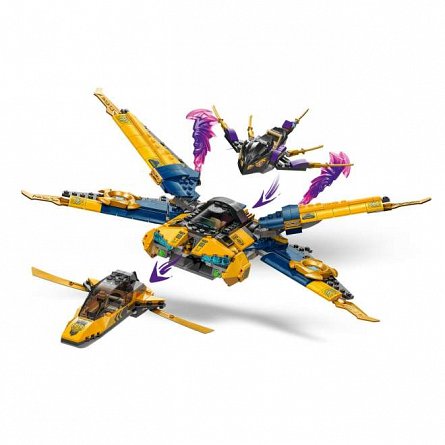 LEGO Ninjago - Superavionul cu reactie al lui Ras si Arin 71833