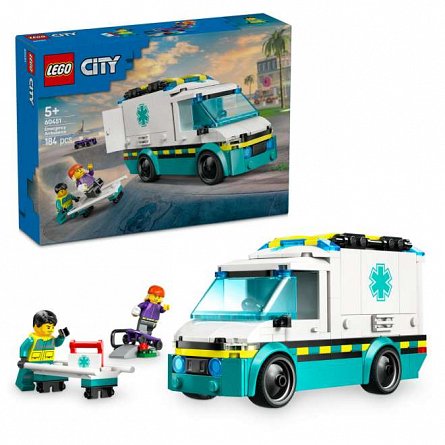 LEGO City - Ambulanta de urgente 60451