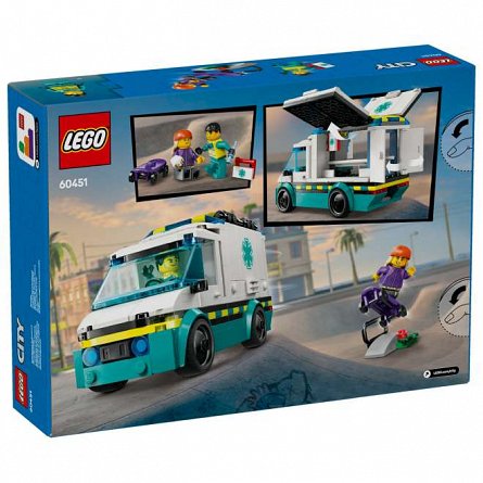 LEGO City - Ambulanta de urgente 60451