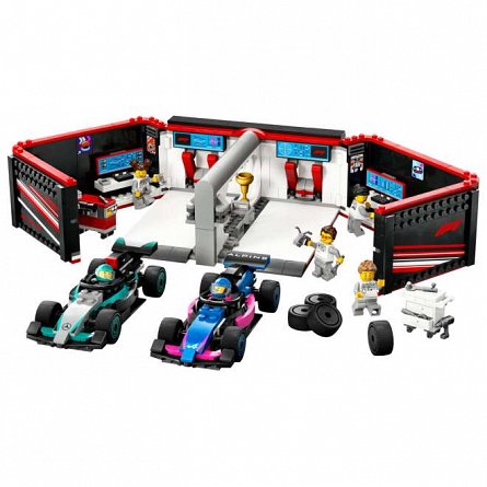 LEGO City - Garaj F1 si masini Mercedes-AMG si Alpine 60444