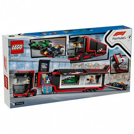 LEGO City - Camion F1 cu masinile F1 RB20 si AMR24 60445
