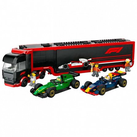 LEGO City - Camion F1 cu masinile F1 RB20 si AMR24 60445