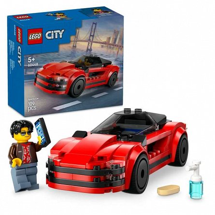 LEGO City - Masina sport rosie 60448