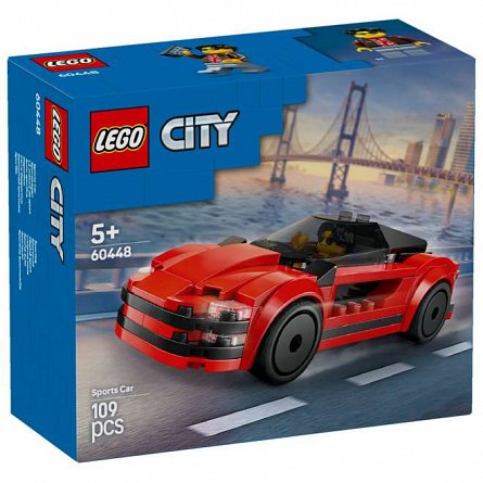 LEGO City - Masina sport rosie 60448
