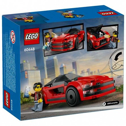 LEGO City - Masina sport rosie 60448