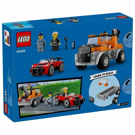LEGO City - Camioneta de tractare si masina sport 60435