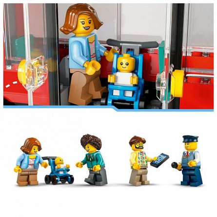 LEGO City - Autobuz turistic rosu cu etaj 60407