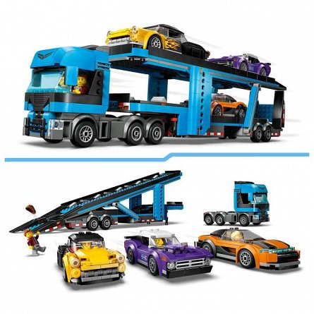 LEGO City - Camion transportor de masini sport 60408