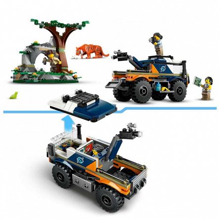LEGO City - Camionul off-road al unui explorator al junglei 60426