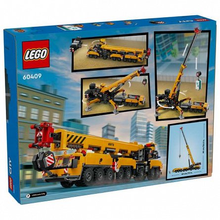LEGO City - Macara mobila galbena de constructii 60409
