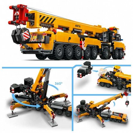 LEGO City - Macara mobila galbena de constructii 60409