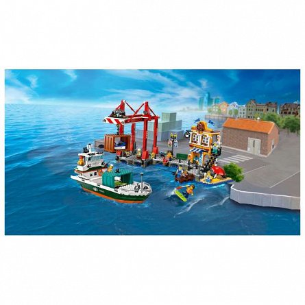 LEGO City - Port si nava de transport marfa 60422