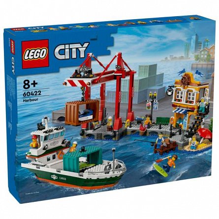 LEGO City - Port si nava de transport marfa 60422