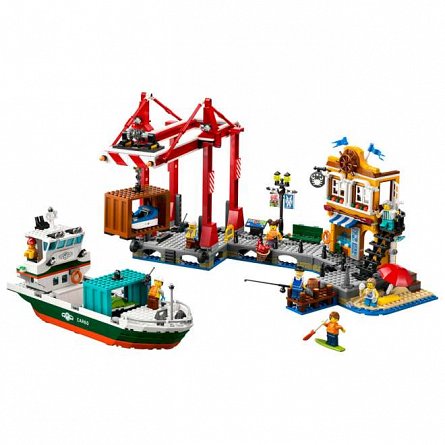 LEGO City - Port si nava de transport marfa 60422