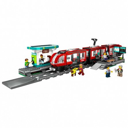 LEGO City - Statie si tramvai in centrul orasului 60423