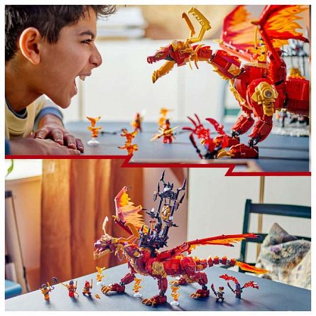 LEGO NINJAGO - Dragonul-sursa al miscarii 71822